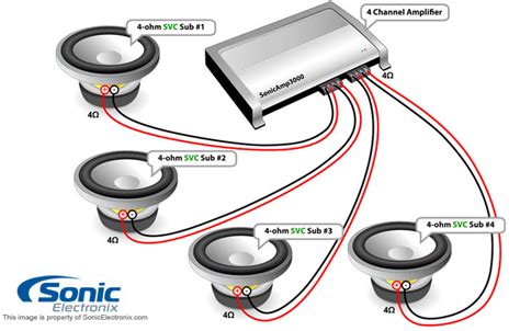 amp  subwoofer wiring diagram  wiring diagram sample