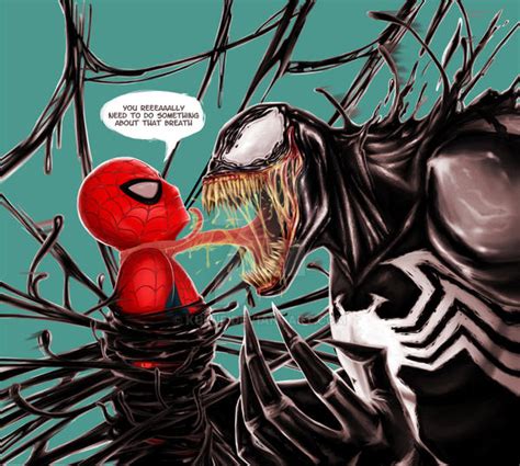 spiderman vs venom by kuinif on deviantart