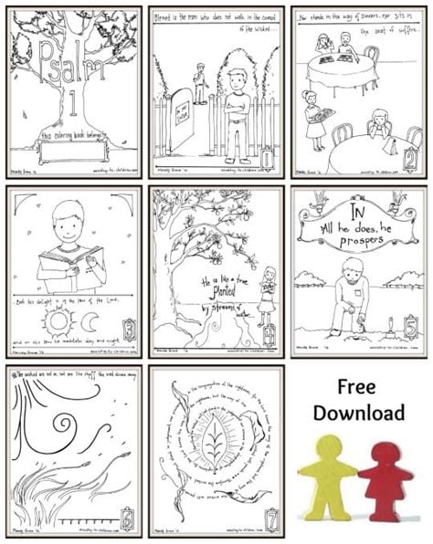 psalm  coloring pages   print
