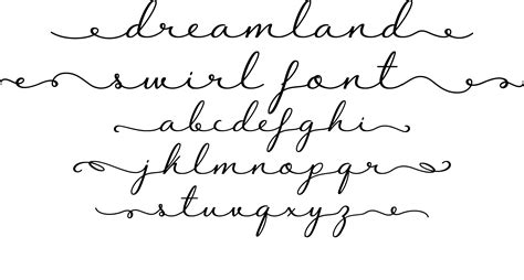 dreamland swirl font beautiful script fonts script fonts hand