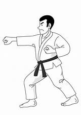 Judo Colorare Scarica sketch template