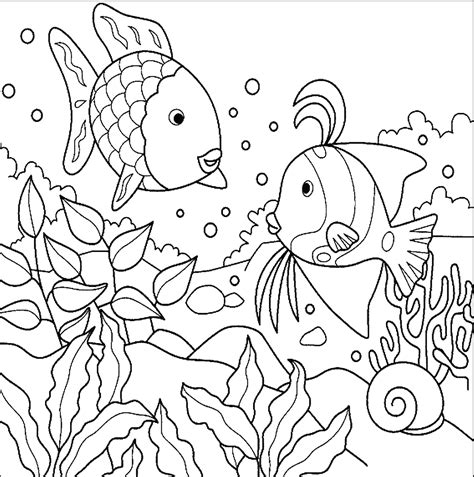printable fish coloring pages printable world holiday