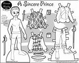 Paper Dolls Monday Marisole Doll Printable Print Prince Clothing Color Personas Fairy Thin Friends Click Male Sincere Beard Tale Renaissance sketch template