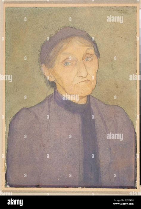 portrait of the artist s mother rembowski jan 1879 1923