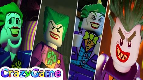 Evolution Of Joker Battles In Lego Batman 1 2 3 Lego