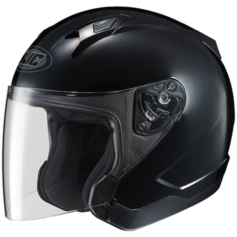 adult hjc motorcycle helmet  open face helmet  shield dot