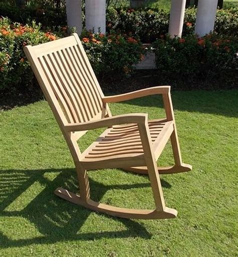 rocker chair  grade teak garden outdoor furniture patio