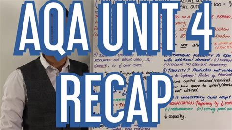 aqa unit  recap  level business youtube