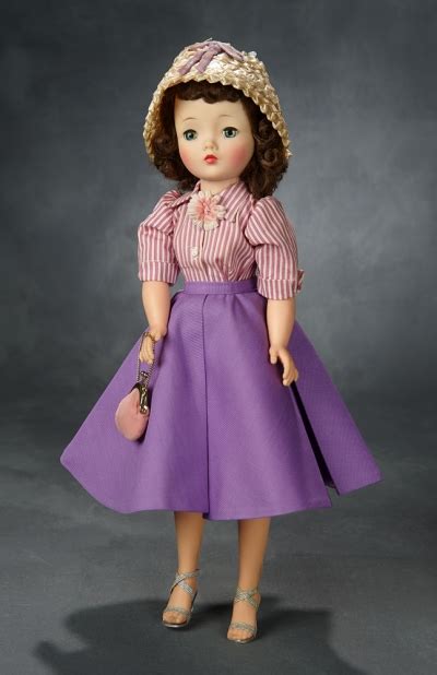 Mid Century American Dolls 177 Brunette Cissy Dressed For Any Summer