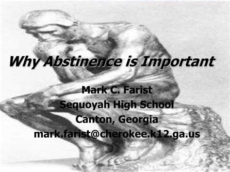 Ppt Why Abstinence Is Important Powerpoint Presentation