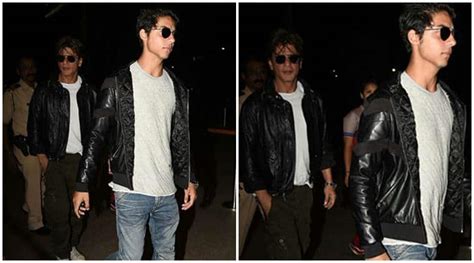 Photos Shah Rukh Khan Son Aryan Khan Are Twinning And We Are Stunned