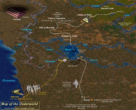greek mythology underworld map river styx