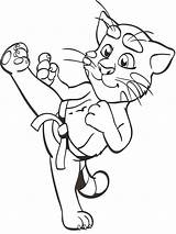 Tom Coloring Pages Talking Karate Angela Para Colorear Printable Martial Arts Jerry Gato Sport Result Dibujos Print Cat Book Categories sketch template