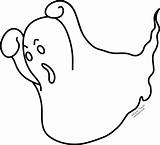 Ghost Coloring Pages Halloween Drawing Scary Cute Kids Color Colouring Very Easy Getdrawings Sheets Clipartmag Print Comments Draw Coloringhome sketch template