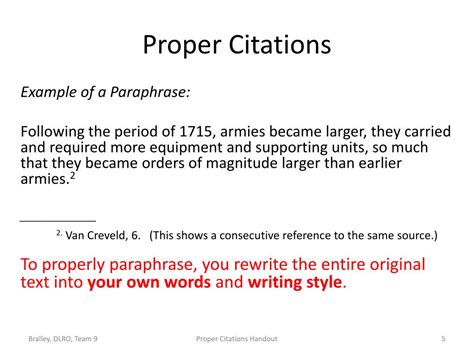 proper citations powerpoint    id