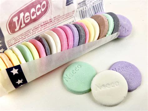 colorful necco wafers candy   popular  click