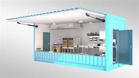 shipping container kitchen design  information