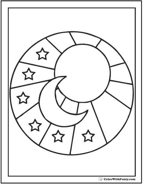 star coloring pages customize  print