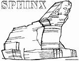 Sphinx Egypt Drawing Egyptian Getdrawings Print Coloring sketch template