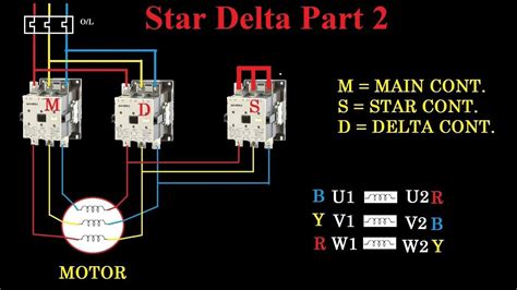 auto star delta starter wiring diagram  wiring resources