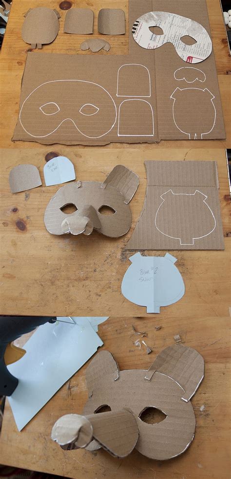 making  simple mask  crafts cardboard mask paper crafts