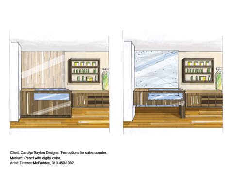 terence mcfaddens design illustration  renderings  kinara spa