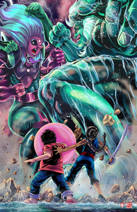Steven Universe Fusion Battle By Tyrinecarver On Deviantart