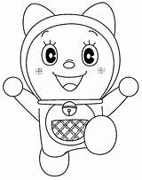 Doraemon Pages Mewarnai Sketsa Tsgos Imagehd Wecoloringpage Doremon Hitam Sheets Gian Warna Minion Pintar Kombinasi Arti sketch template