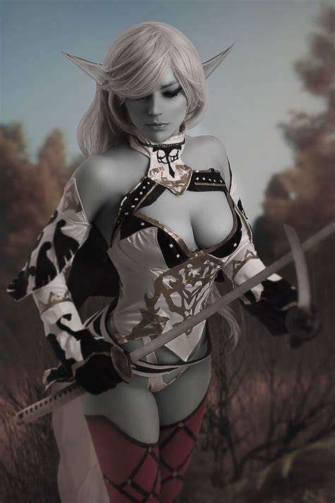 lineage ii dark elf by raynerg on deviantart cosplay love エルフ コスプレ ファンタジー