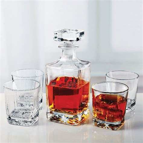 5pc Glass Decanter Set At Home