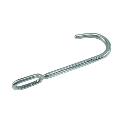280g 235mm Length Metal Anal Hooks Stainless Steel Butt Plug With Pull