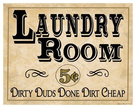 printable laundry room sign  typography   etsy