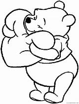 Coloring Pages Coloring4free Pooh Winnie Cartoon Related Posts sketch template