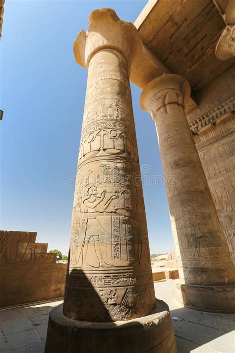 ruinen des tempels von kom ombo gypten stockbild bild von pharao