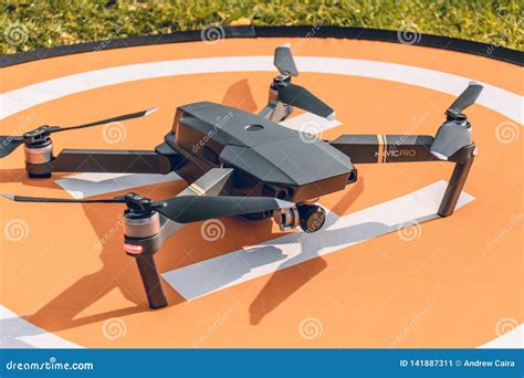 drone  launch pad editorial photo image  copter