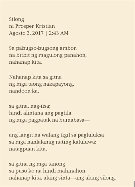 poetry filipino pros tagalog love quotes tagalog words filipino