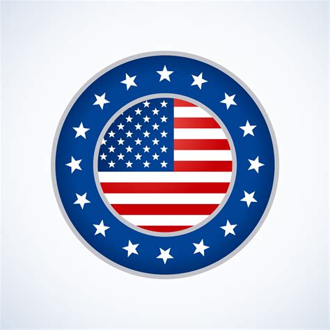 american flag badge design telechargez de lart des graphiques