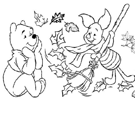 coloring pages fall printable