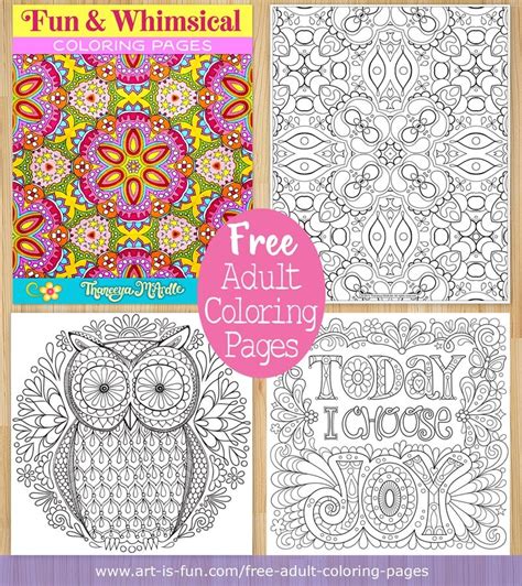 adult coloring pages art  fun