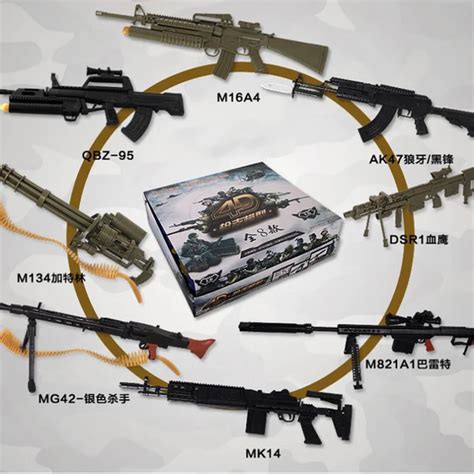 diy easy assembling plastic gun  soldier weapon simulation military weapon model boy party