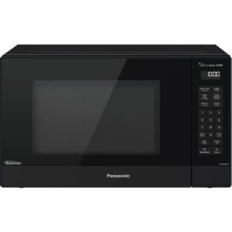 panasonic  cu ft  genius sensor countertop microwave oven black walmartcom