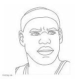 Coloring Lebron James Pages Miami Heat Forward Related Posts Printable sketch template