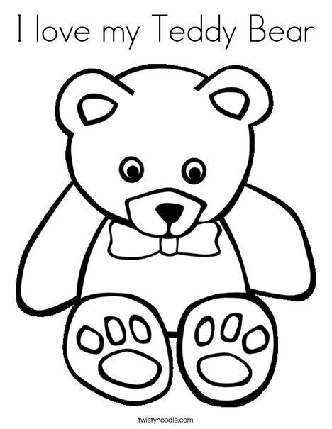 love  teddy bear coloring page ayi boyama sayfalari hayvan