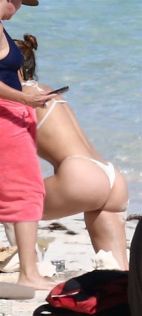 Jennifer Lopez Spotted In A White Bikini In Turks And