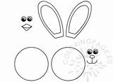 Easter Bunny Templates Chick Cutout Template Coloring Crafts Reddit Email Twitter Ears Coloringpage Eu sketch template