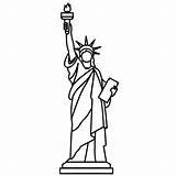 Estatua Libertad Liberty Freiheitsstatue Liberdade Patung Facil Estatuas Manhattan Liberté Redeemer Resultado Personajes Cuaderno Pngwing Putih Kebebasan Monokrom Loudlyeccentric Estados sketch template