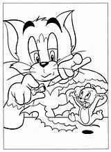 Jerry Tom Coloring Pages Disney Coloringpages1001 Animated Popular Cat sketch template