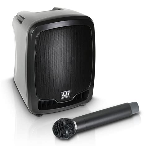 ld systems roadboy  portable pa speaker  handheld microphone  gearmusic