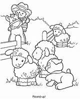 Coloring Pages Farmer Print sketch template