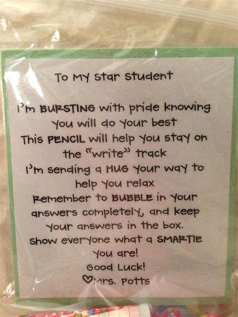 sample letter  encouragement   child   test